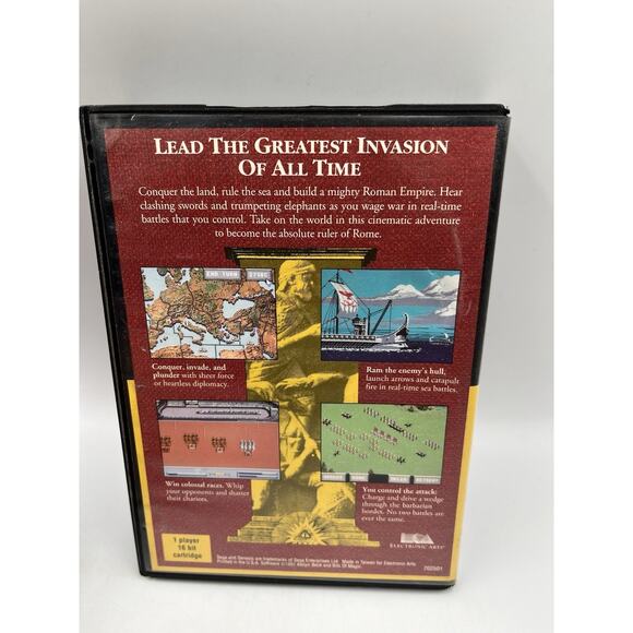 Centurion Defender of Rome Sega Genesis 1991 Complete! Tested & Working! - Picture 2 of 9
